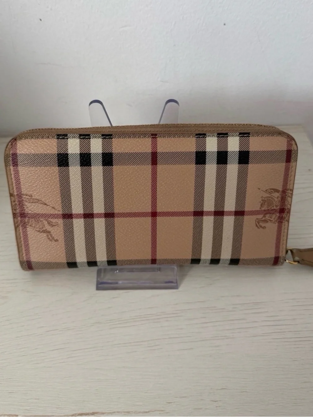 Burberry Long Nova Check Haymarket Wallet